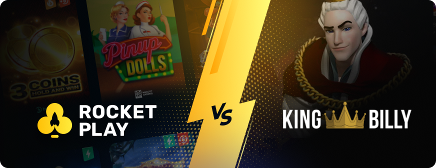 King Johnnie Online Casino vs RocketPlay