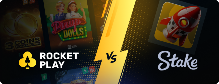 Stake Casino vs RocketPlay Casino